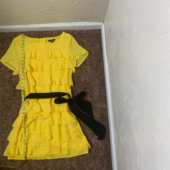 Yellow Ruffle Dress - Picture 3 of 5